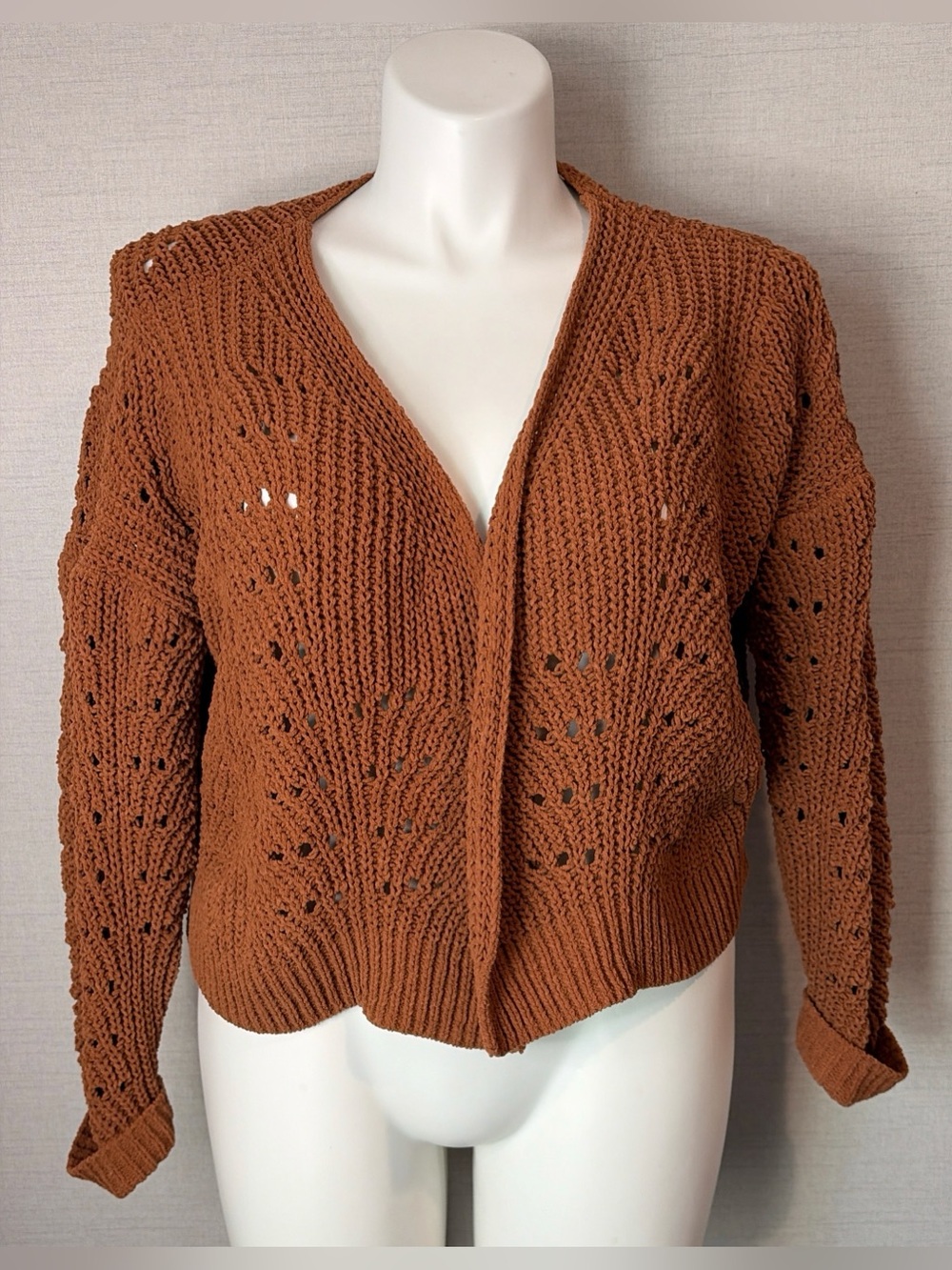 Size XXL Maurices Cropped Knit Cardigan Sweater